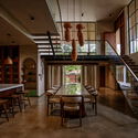 Bare Brick House / Yuuga Design Collective - Interior Photography, Houses, Beam, Table, Lighting, Chair