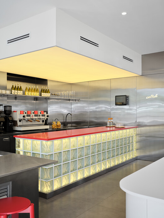 Collab Cafe & Concept Store / Levelstudio Collab Cafe & Concept Store / Levelstudio - Interior Photography, Kitchen, Lighting, Countertop, Glass