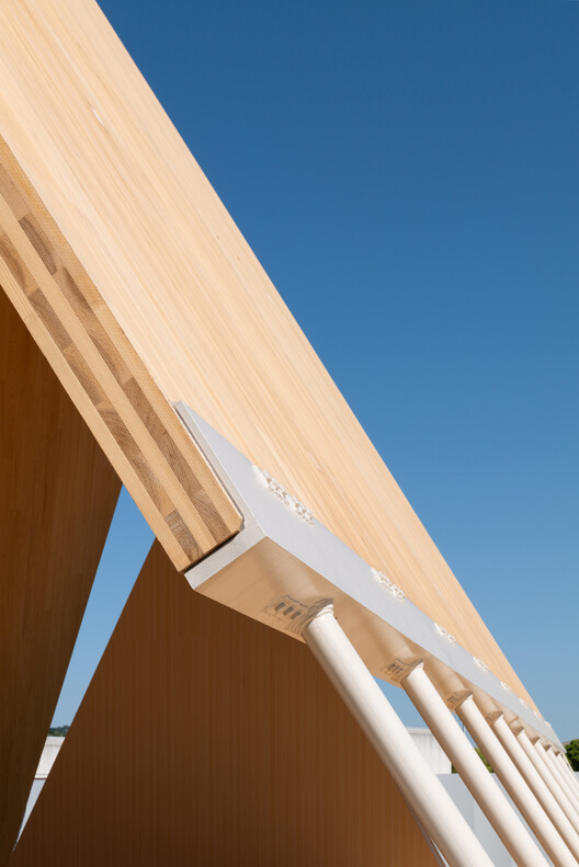 Onodatesho Pavilion at the 76th Japan's National Tree Planting Festival / Yano Aoyama Architecture Design Onodatesho Pavilion at the 76th Japan's National Tree Planting Festival / Yano Aoyama Architecture Design - Image 21 of 28