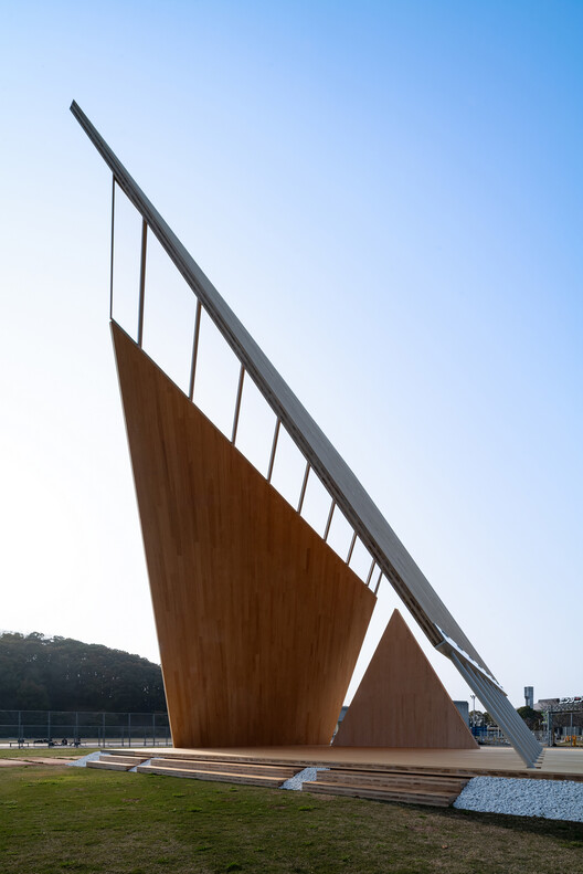 Onodatesho Pavilion at the 76th Japan's National Tree Planting Festival / Yano Aoyama Architecture Design Onodatesho Pavilion at the 76th Japan's National Tree Planting Festival / Yano Aoyama Architecture Design - Exterior Photography