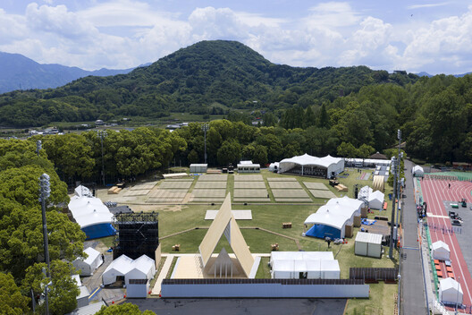 Onodatesho Pavilion at the 76th Japan's National Tree Planting Festival / Yano Aoyama Architecture Design Onodatesho Pavilion at the 76th Japan's National Tree Planting Festival / Yano Aoyama Architecture Design - Image 7 of 28