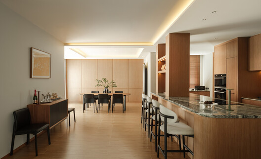 Prukpirom House Renovation (PPR House) / S+S Architects Prukpirom House Renovation (PPR House) / S+S Architects - Interior Photography, Dining room, Wood, Table, Chair, Lighting, Countertop, Glass