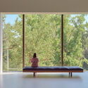 The expanded Ensemble of the Fondation Beyeler / Atelier Peter Zumthor - Interior Photography, Pavilion, Bench