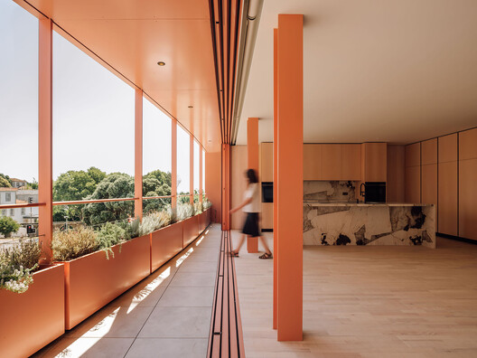 Padre Luís Cabral Building / Hori-zonte - Interior Photography, Wood, Balcony