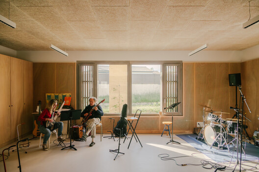 Cultural Center in Vaison-la-Romaine / Tectoniques - Interior Photography, Wood, Chair