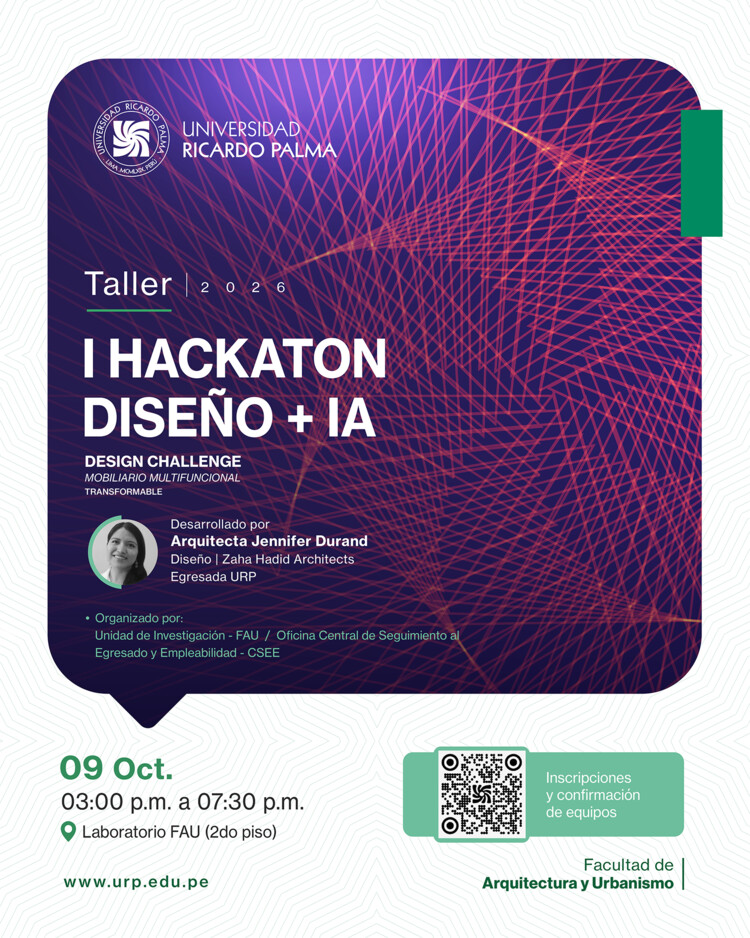 Call for Entries Open | 1st Design + AI Hackathon URP 2026: Transformable Multifunctional Furniture