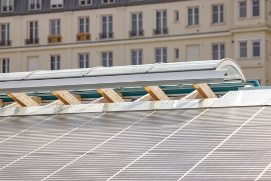 Solar Bicycle Hall, Paris-Nord Station  / AREP - Interior Photography, Steel
