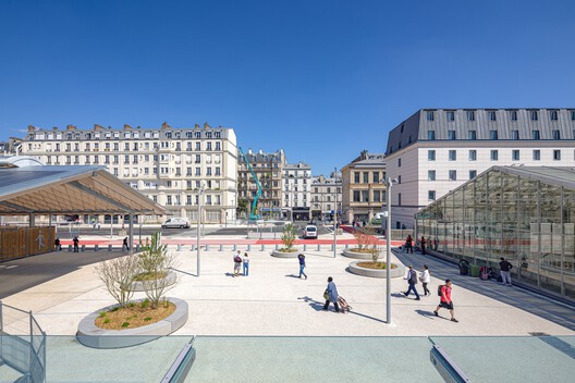 Solar Bicycle Hall, Paris-Nord Station  / AREP - Exterior Photography