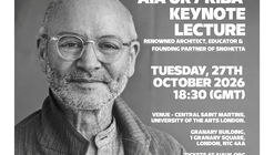 AIA UK/RIBA Keynote Lecture featuring Craig Dykers of Snøhetta 