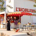 L'AIGUILLEUSE - Renovation of a former railway signal box into a kiosk-bar / Studio Téré - Interior Photography, Refurbishment