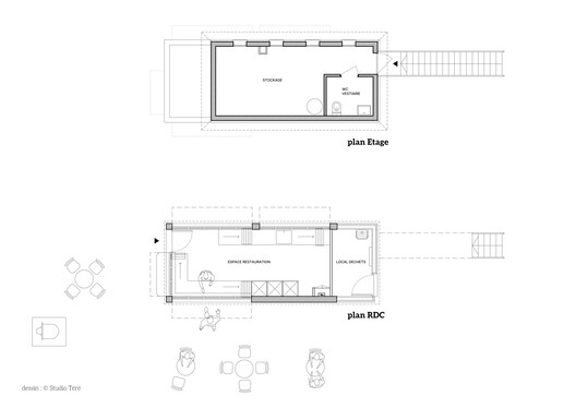 L'AIGUILLEUSE - Renovation of a former railway signal box into a kiosk-bar / Studio Téré L'AIGUILLEUSE - Renovation of a former railway signal box into a kiosk-bar / Studio Téré - Image 15 of 20