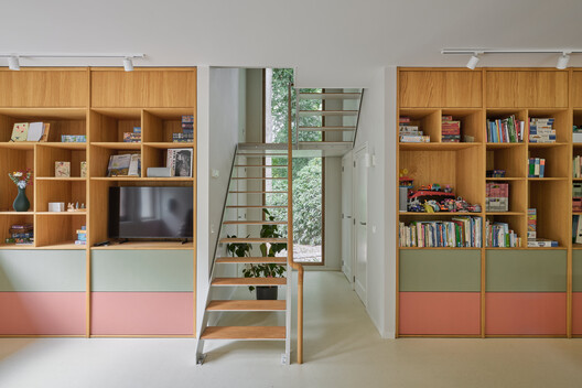Family home Eemnes / Kumiki Family home Eemnes / Kumiki - Interior Photography, Closet, Shelving, Wood, Lighting