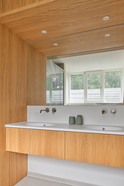 Family home Eemnes / Kumiki Family home Eemnes / Kumiki - Interior Photography, Bathroom, Wood, Countertop, Sink, Glass