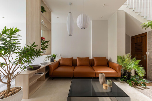 Calm Haven House / ADA Design & Build Calm Haven House / ADA Design & Build - Interior Photography, Living Room, Sofa, Wood, Table, Lighting, Chair