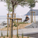 Comillas Waterfront Promenade / Hector Navarro + ARKHITEKTON - Exterior Photography, Mixed Use Architecture, Bench, Coast