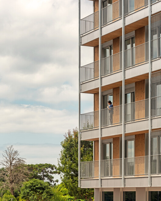 4 Social Housing Buildings in Valdecorvos, Pontevedra / Díaz y Díaz Arquitectos - Exterior Photography, Balcony