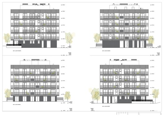4 Social Housing Buildings in Valdecorvos, Pontevedra / Díaz y Díaz Arquitectos - Image 15 of 17