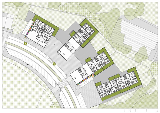 4 Social Housing Buildings in Valdecorvos, Pontevedra / Díaz y Díaz Arquitectos - Image 13 of 17