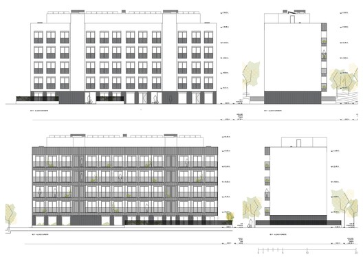 4 Social Housing Buildings in Valdecorvos, Pontevedra / Díaz y Díaz Arquitectos - Image 16 of 17
