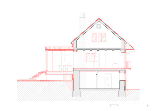 House With a Red Addition / Facha architekti House With a Red Addition / Facha architekti - Image 34 of 35