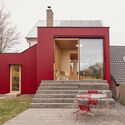 House With a Red Addition / Facha architekti - Interior Photography, Extension, Stairs
