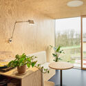House With a Red Addition / Facha architekti - Interior Photography, Extension, Table, Chair
