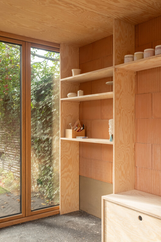 Ceramics Workshop in Copenhagen / Jesper Kusk Arkitekter - Interior Photography, Closet, Wood