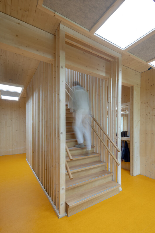 Childcare Centre Mowgli / Natrufied Architecture Childcare Centre Mowgli / Natrufied Architecture - Interior Photography, Stairs, Wood