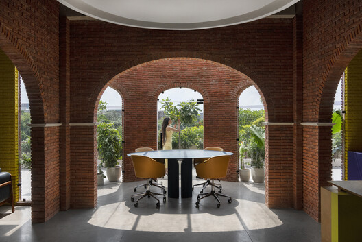 The Mortar House Offices / Logic Design + Build The Mortar House Offices / Logic Design + Build - Interior Photography, Arch, Chair, Glass, Arcade