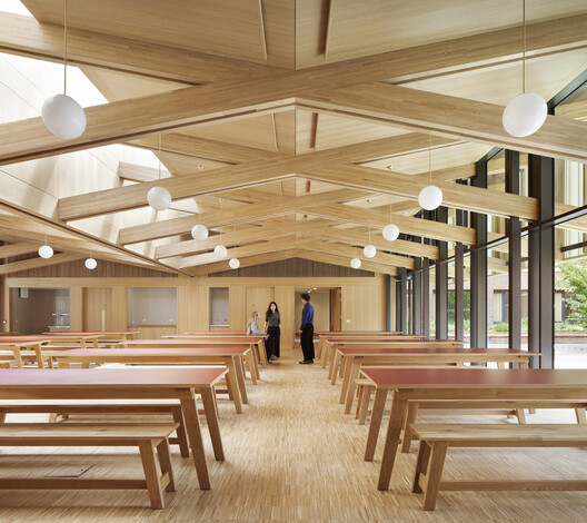 Winchester College Girls Boarding Houses / Stanton Williams Winchester College Girls Boarding Houses / Stanton Williams - Interior Photography, Dining room, Wood