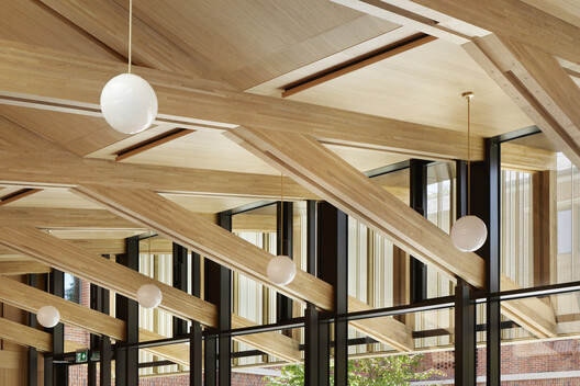 Winchester College Girls Boarding Houses / Stanton Williams Winchester College Girls Boarding Houses / Stanton Williams - Interior Photography, Wood, Beam, Glass