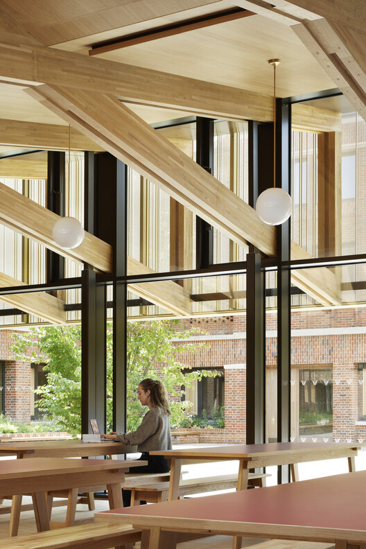 Winchester College Girls Boarding Houses / Stanton Williams Winchester College Girls Boarding Houses / Stanton Williams - Interior Photography, Wood, Beam
