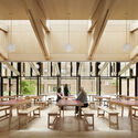 Winchester College Girls Boarding Houses / Stanton Williams - Interior Photography, Sustainability, Table