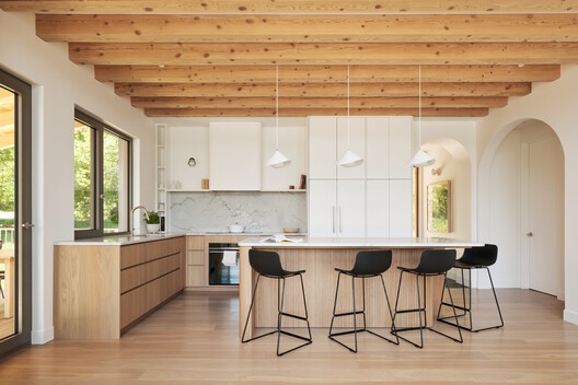 Wild Pond Villa / L. McComber  - Interior Photography, Kitchen, Wood, Countertop, Table, Chair