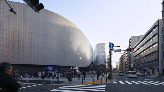 Yokohama BUNTAI Multipurpose Hub / AZUSA SEKKEI CO., Ltd. + ArchiBox Co., Ltd. + TAISEI DESIGN Planners Architects & Engineers Yokohama BUNTAI Multipurpose Hub / AZUSA SEKKEI CO., Ltd. + ArchiBox Co., Ltd. + TAISEI DESIGN Planners Architects & Engineers - Exterior Photography, Concrete