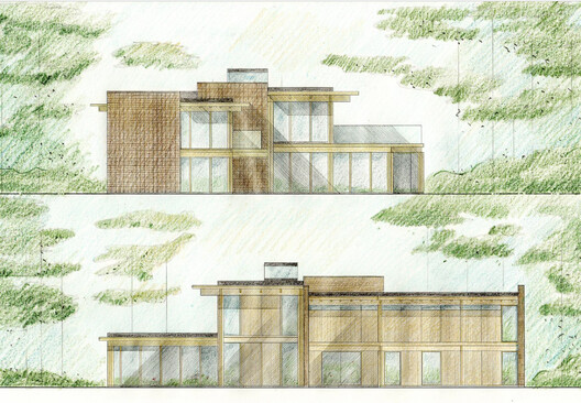 How Seaside House Explores the Relationship Between Brick, Wood, and the Coastal Landscape - Image 8 of 8