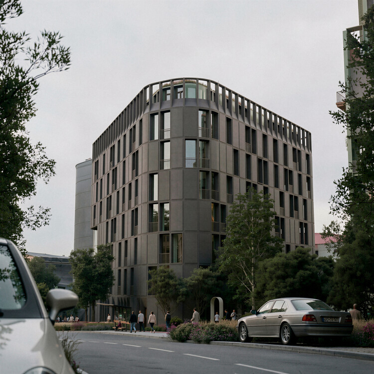 OODA Transforms a Prague City Block into a Permeable Mixed-Use Complex with a Lanscaped Central Plaza - Image 9 of 15