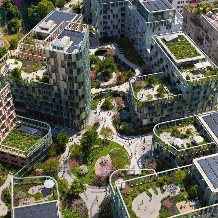 OODA Transforms a Prague City Block into a Permeable Mixed-Use Complex with a Lanscaped Central Plaza - Image 2 of 15