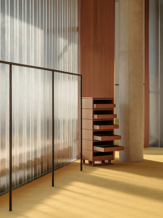 Sage Guangzhou Aranya Store / say architects - Interior Photography, Stairs, Wood, Glass