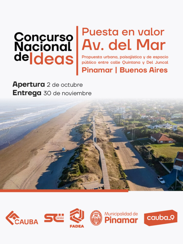National Ideas Competition – Revitalization of Avenida del Mar. Pinamar