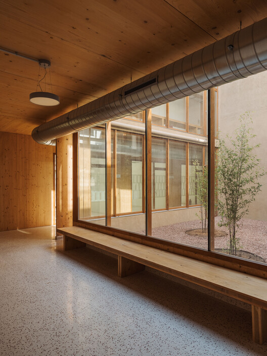 Son Ferriol Health Centre / LaBoqueria - Interior Photography, Wood