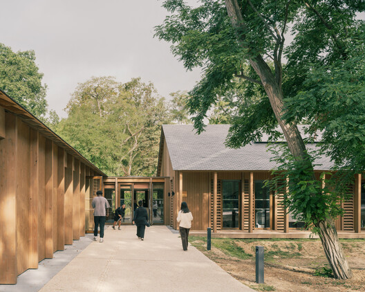 Bois de Cergy Leisure Centre / PLURIEL[LES] ARCHITECTES - Exterior Photography, Wood