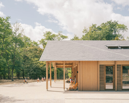 Bois de Cergy Leisure Centre / PLURIEL[LES] ARCHITECTES - Exterior Photography, Wood