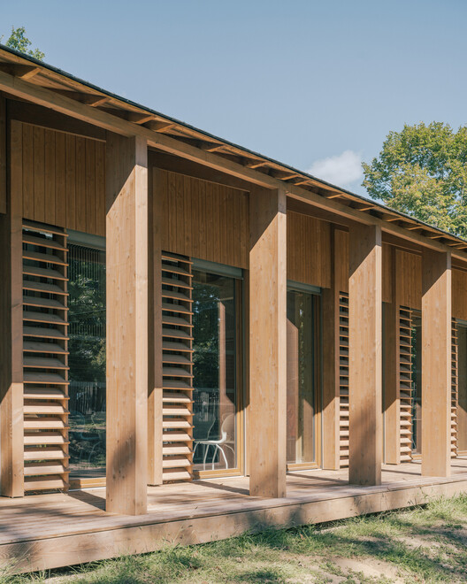 Bois de Cergy Leisure Centre / PLURIEL[LES] ARCHITECTES - Exterior Photography, Wood