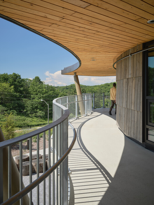 Indigenous House / Formline Architecture + Urbanism + LGA Architectural Partners Indigenous House / Formline Architecture + Urbanism + LGA Architectural Partners - Exterior Photography, Wood, Handrail
