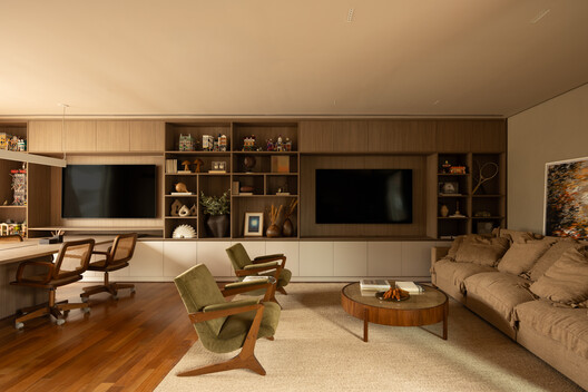 JCB House / SUITE JCB House / SUITE - Interior Photography, Living Room, Wood, Table, Shelving, Chair, Lighting