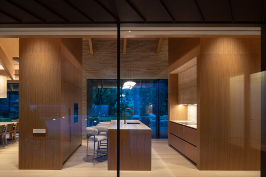 Pamiškio House / ARCHISPEKTRAS - Interior Photography, Kitchen, Wood, Door, Glass