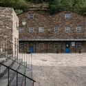 Piódão Plaza and Tourist Office / Branco-DelRio Arquitectos - Exterior Photography, Community , Fence