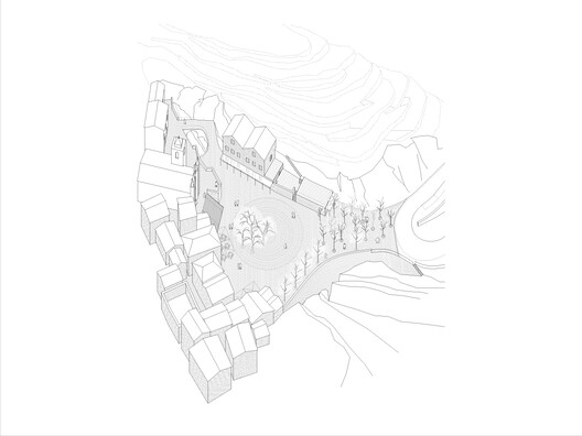Praça e Posto de Turismo Piódão / Branco-DelRio Arquitectos Praça e Posto de Turismo Piódão / Branco-DelRio Arquitectos - Imagem 14 de 15