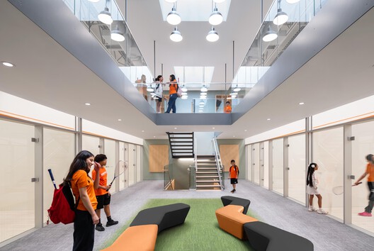 CitySquash / Gluck+ CitySquash / Gluck+ - Interior Photography, Stairs, Glass